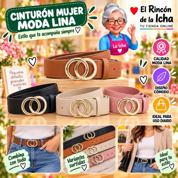 RI-ML-01273 Cinturón Mujer Moda Lina Diseño 175526