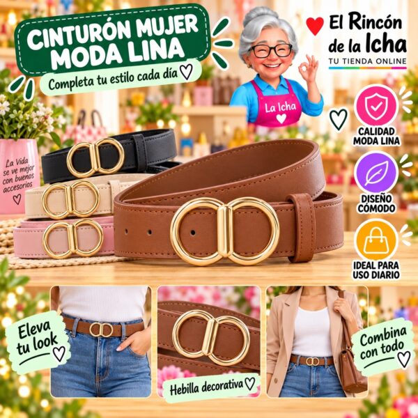 RI-ML-01276 Cinturón Mujer Moda Lina Diseño 175312