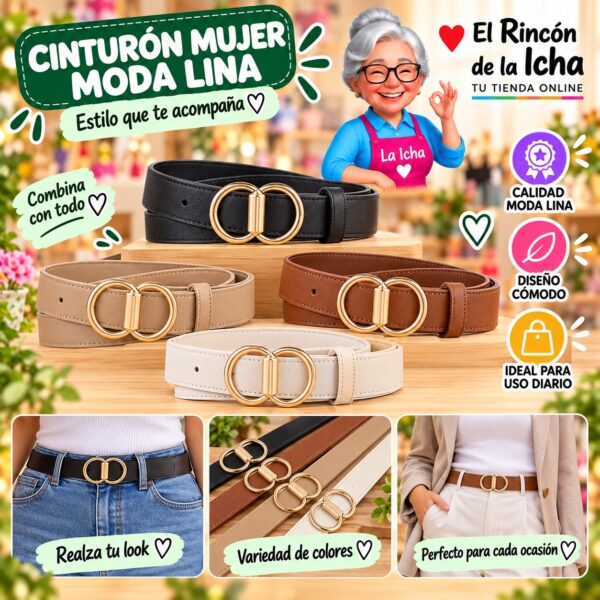 RI-ML-01278 Cinturón Mujer Moda Lina Diseño 175370