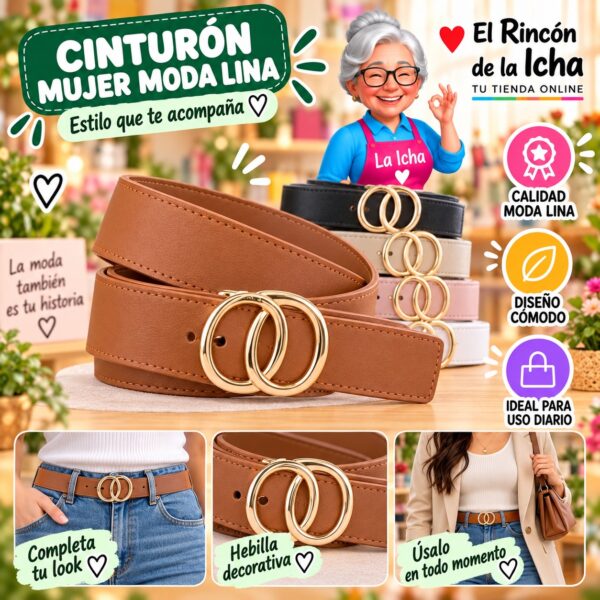 RI-ML-01283 Cinturón Mujer Moda Lina Diseño 175377