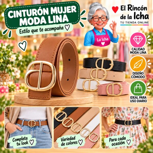 RI-ML-01285 Cinturón Mujer Moda Lina Diseño 175542