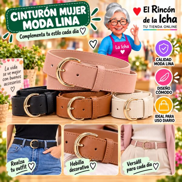 RI-ML-01288 Cinturón Mujer Moda Lina Diseño 175378