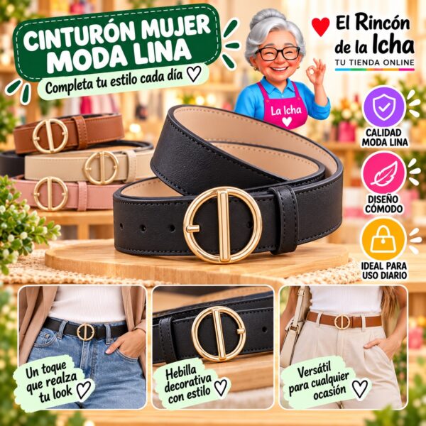 RI-ML-01289 Cinturón Mujer Moda Lina Diseño 175527