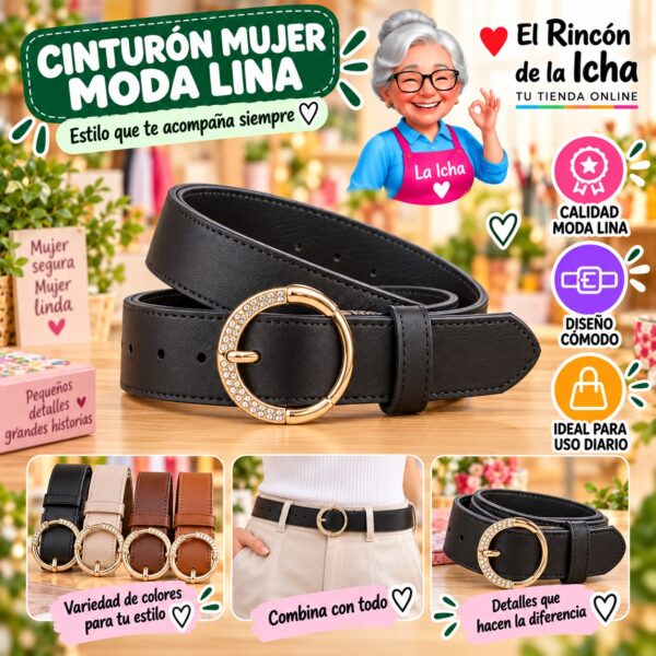 RI-ML-01291 Cinturón Mujer Moda Lina Diseño 175535