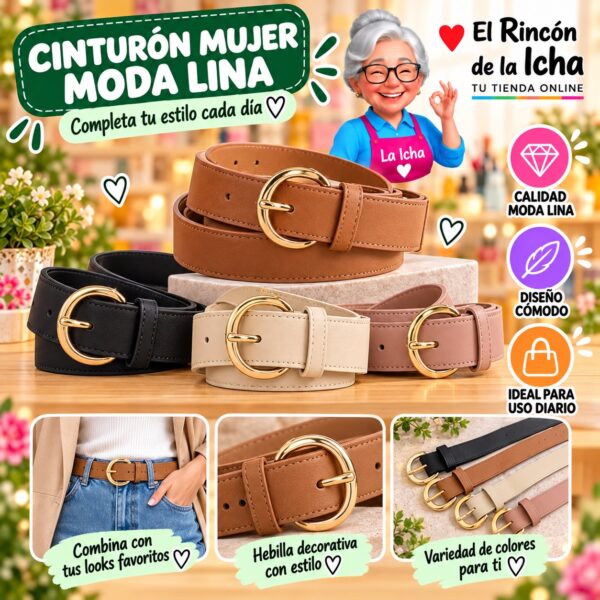 RI-ML-01292 Cinturón Mujer Moda Lina Diseño 175538