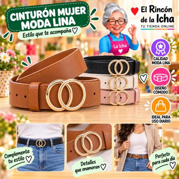 RI-ML-01293 Cinturón Mujer Moda Lina Diseño 175495