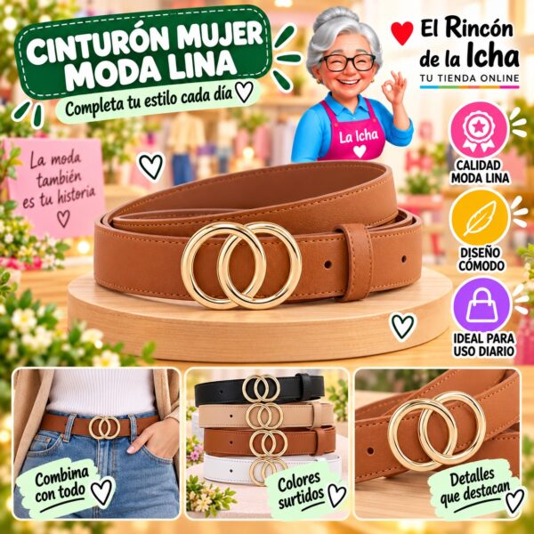 RI-ML-01295 Cinturón Mujer Moda Lina Diseño 175364