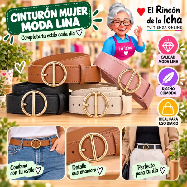 RI-ML-01296 Cinturón Mujer Moda Lina Diseño 175440