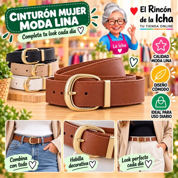 RI-ML-01301 Cinturón Mujer Moda Lina Diseño 175363