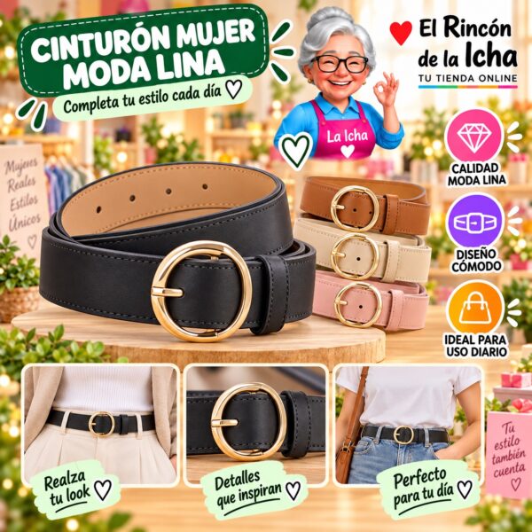 RI-ML-01302 Cinturón Mujer Moda Lina Diseño 175365