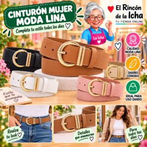 RI-ML-01303 Cinturón Mujer Moda Lina Diseño 175488