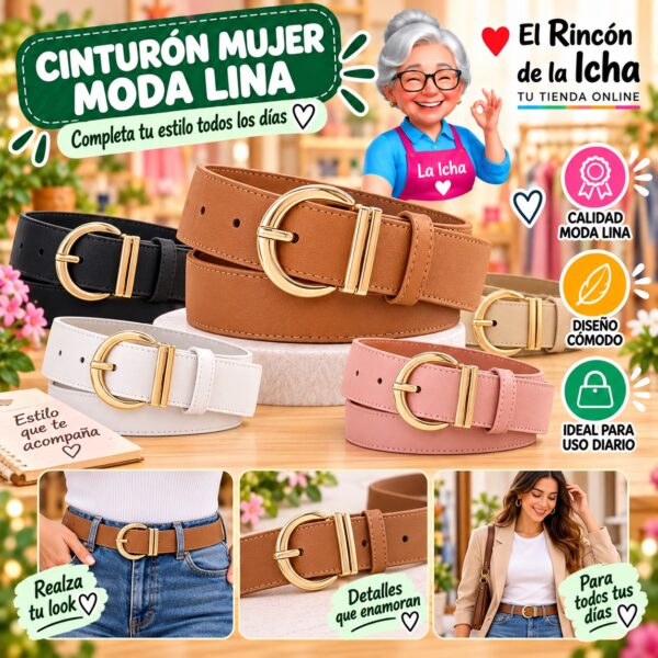RI-ML-01303 Cinturón Mujer Moda Lina Diseño 175488