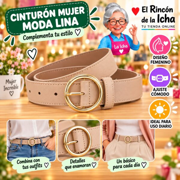 Cinturón Mujer Moda Lina Diseño 175250