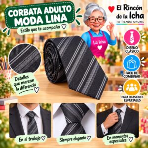 RI-ML-01344 Corbata Adulto Moda Lina Diseño 178006