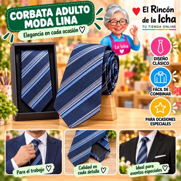 Corbata Adulto Moda Lina Diseño 178012