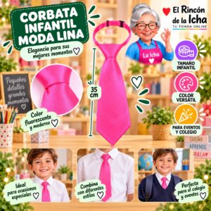 RI-ML-01352 Corbata Infantil Moda Lina Diseño 178014