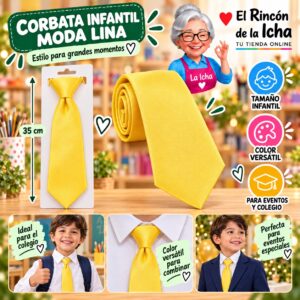 RI-ML-01353 Corbata Infantil Moda Lina Diseño 178015