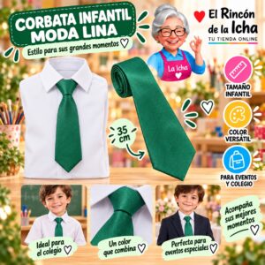 RI-ML-01354 Corbata Infantil Moda Lina Diseño 178016