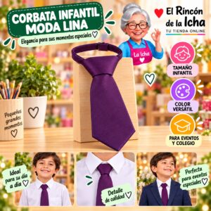 RI-ML-01356 Corbata Infantil Moda Lina Diseño 178018