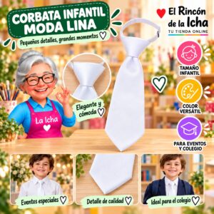 RI-ML-01358 Corbata Infantil Moda Lina Diseño 178020