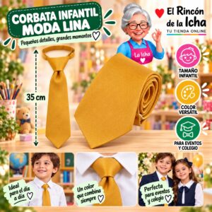 RI-ML-01363 Corbata Infantil Moda Lina Diseño 178025