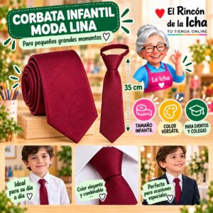RI-ML-01364 Corbata Infantil Moda Lina Diseño 178026