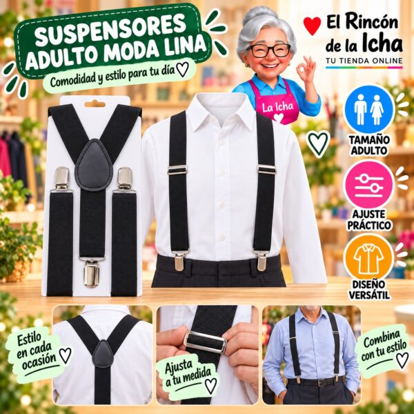 RI-ML-01370 Suspensores Adulto Moda Lina Diseño 178200