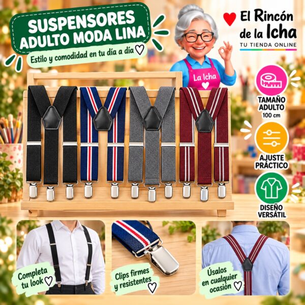 RI-ML-01372 Suspensores Adulto Moda Lina Diseño 178205