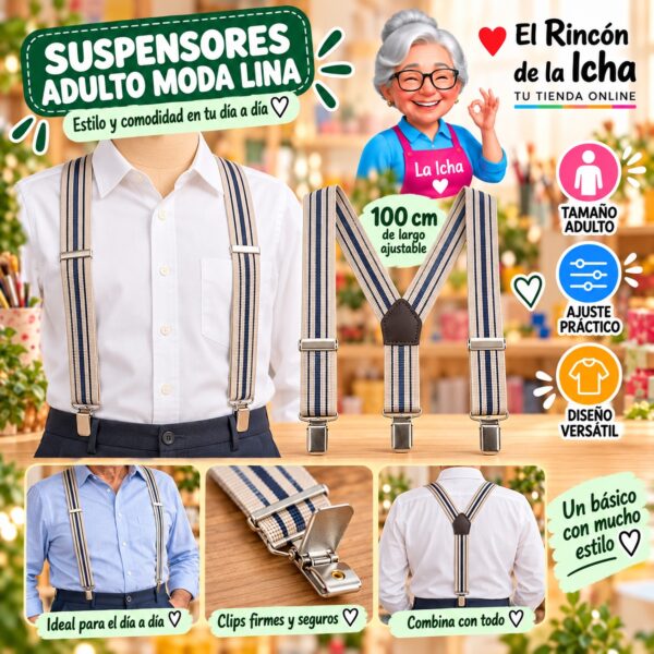 RI-ML-01374 Suspensores Adulto Moda Lina Diseño 178203