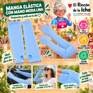 RI-ML-01389 Manga Elástica con Mano Moda Lina Diseño 170176-1