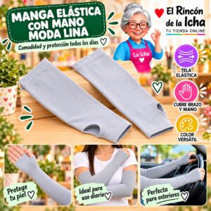 RI-ML-01393 Manga Elástica con Mano Moda Lina Diseño 170176-5