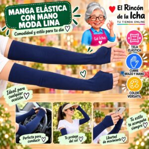 RI-ML-01394 Manga Elástica con Mano Moda Lina Diseño 170176-6