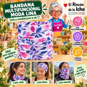 RI-ML-01397 Bandana Multifuncional Moda Lina Diseño 170177-11