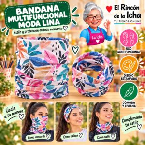 RI-ML-01398 Bandana Multifuncional Moda Lina Diseño 170177-12
