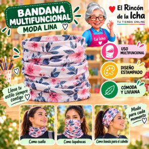 RI-ML-01401 Bandana Multifuncional Moda Lina Diseño 170177-15