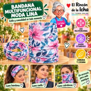 RI-ML-01407 Bandana Multifuncional Moda Lina Diseño 170177-20