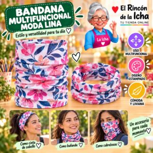 RI-ML-01408 Bandana Multifuncional Moda Lina Diseño 170177-21