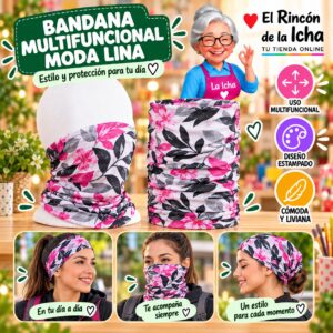 RI-ML-01410 Bandana Multifuncional Moda Lina Diseño 170177-23