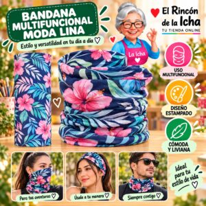RI-ML-01413 Bandana Multifuncional Moda Lina Diseño 170177-26