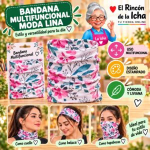 RI-ML-01415 Bandana Multifuncional Moda Lina Diseño 170177-28