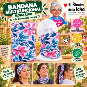 RI-ML-01417 Bandana Multifuncional Moda Lina Diseño 170177-4