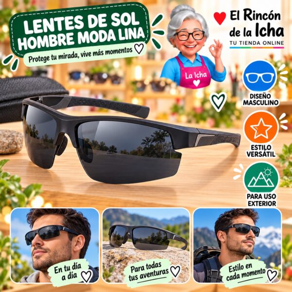 Lentes de Sol Hombre Moda Lina Diseño 178860