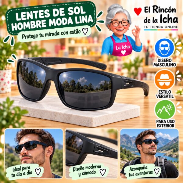 RI-ML-01429 Lentes de Sol Hombre Moda Lina Diseño 178861