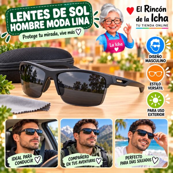 Lentes de Sol Hombre Moda Lina Diseño 178862