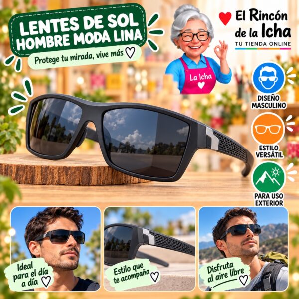 RI-ML-01431 Lentes de Sol Hombre Moda Lina Diseño 178425