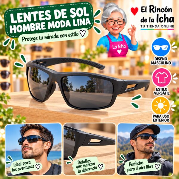 RI-ML-01432 Lentes de Sol Hombre Moda Lina Diseño 178426
