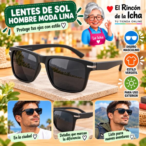 RI-ML-01434 Lentes de Sol Hombre Moda Lina Diseño 178780
