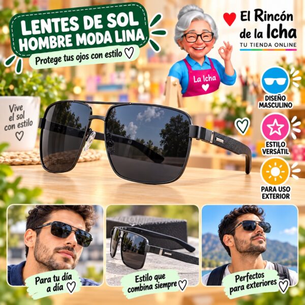 RI-ML-01440 Lentes de Sol Hombre Moda Lina Diseño 178797