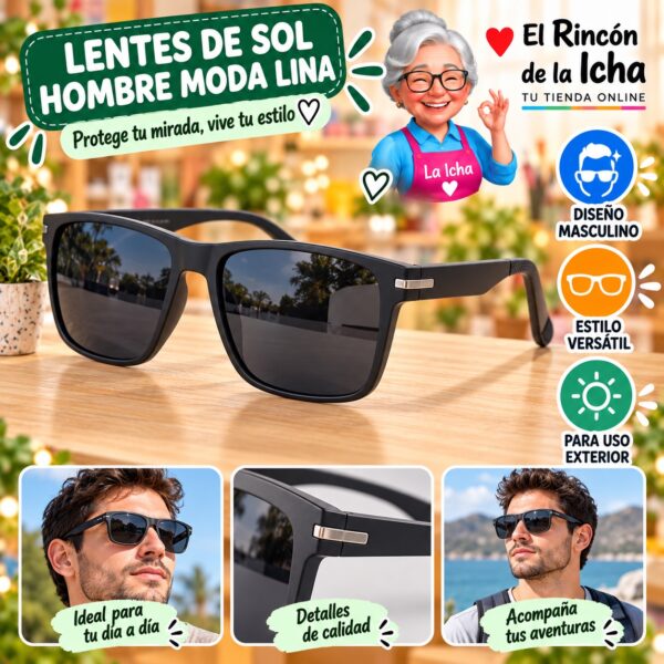 RI-ML-01449 Lentes de Sol Hombre Moda Lina Diseño 178808