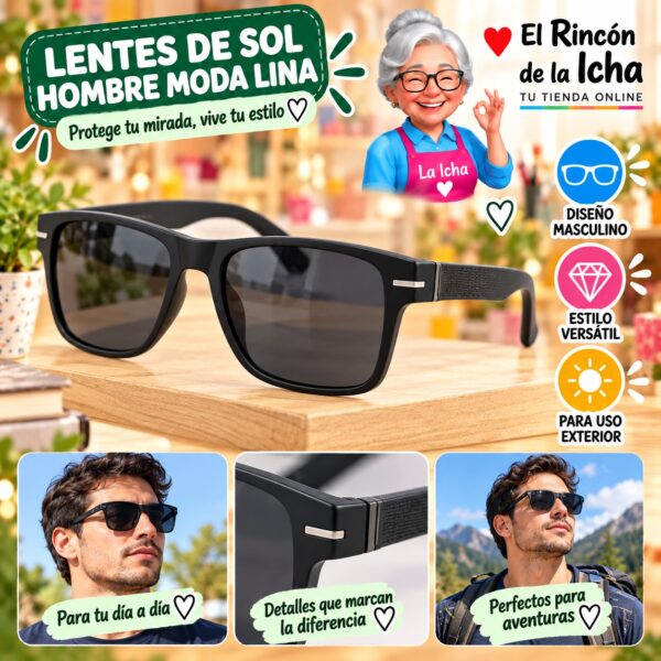 Lentes de Sol Hombre Moda Lina Diseño 178815